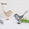 Creative Shelf Display Piece Iron Wire Bird Figurine, Minimalist Hollow Metal Sculpture, Stable Contemporary Home Office Decor Rustproof Tabletop for