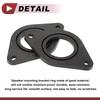 HEROFFIX Compatible with Toyota Tacoma Front Speaker Subwoofer Mount Compatible with Racquet Ring Black 2pcs Audio Coaxial Speaker Spacer Ring Tweeter