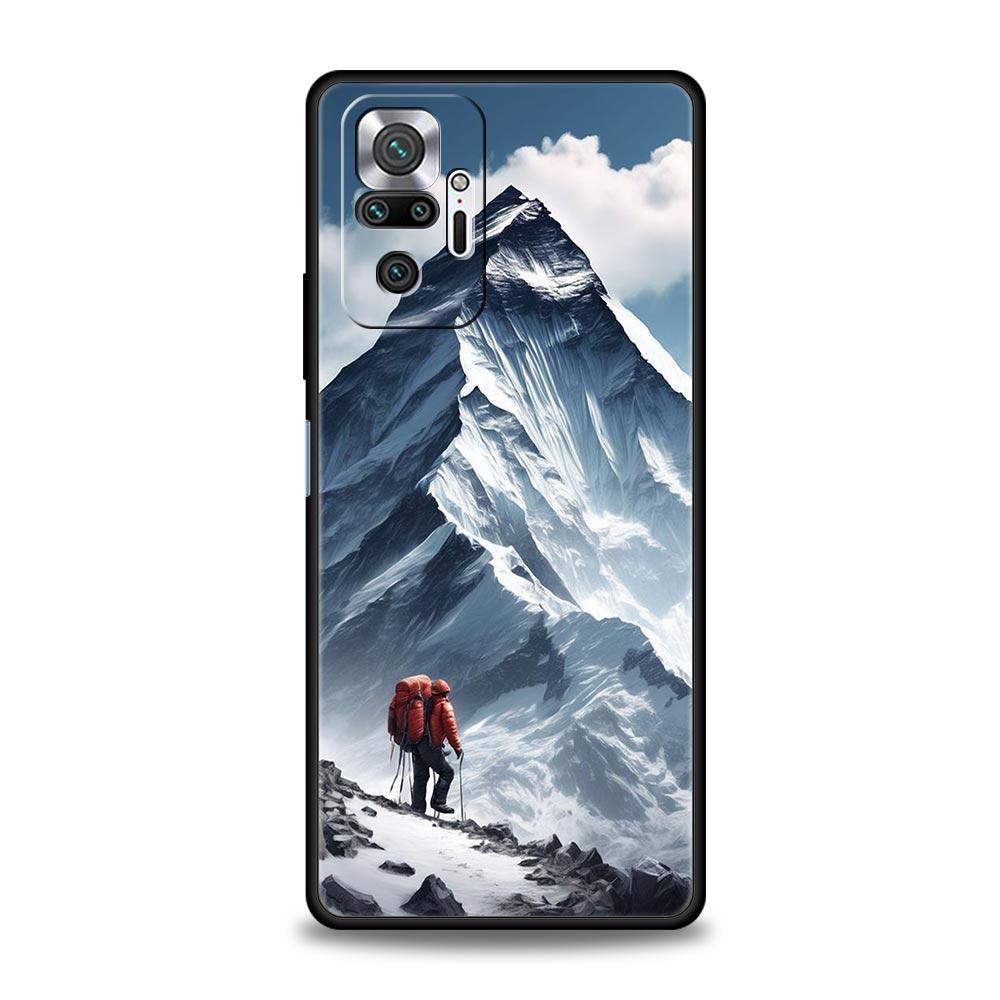 Phone Case For Xiaomi Redmi Note 14 13 12 5G 11 10 Pro Plus 4G 9S 9 14C 13C 12C 10C 9C 9A Cover Everest mountain world first