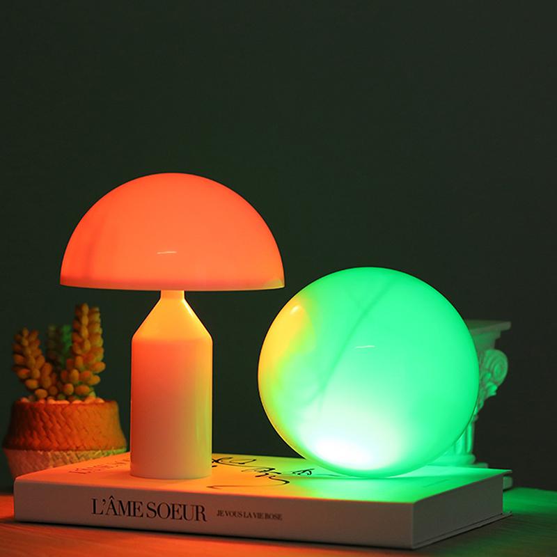 Creative Mushroom Night Light Touch Sensing Patting Light Bedroom Bedlight Atmosphere Light Home Decoration Desktop Ornament