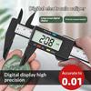 6 Zoll Digitale Schieblehre 0-150 mm LCD Elektronische Schieblehre, Kohlefaser Messschieber Höhenmesswerkzeuge Messinstrumente Mikrometer