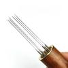 Solid Wood & Stainless Steel Loose Powder Dispensing Needle for Coffee Machines