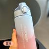 Water Bottle High Value Gradual Change Color Water Cup Large Capacity Student Cup Plastic Water Cup Sports Fitness Portable Direct Drinking Cup