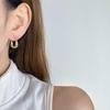Minimalist Gold Geometric Ear Hoops - Simple Copper Ear Cuffs for Women, Elegant Light Luxury Earrings
