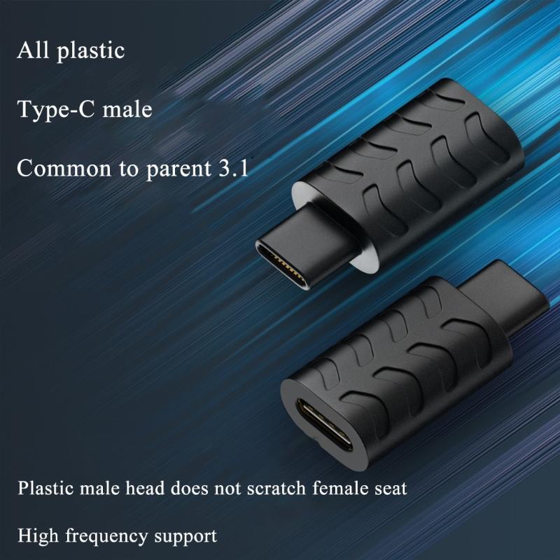 USB 3.1 Male To Type C Female Adapter, Support Charging & Data Transfer, Type C 3.1 Converter for PC, Laptop, Charger