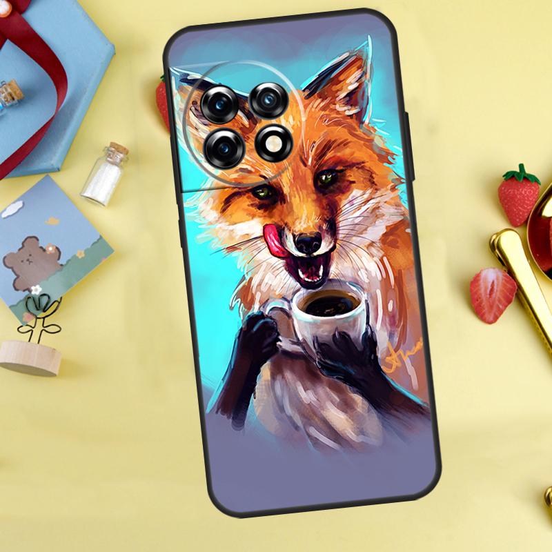

Anime Fox Case For OnePlus 15 13 13R 13T 12 12R 11 10 9 10R 10T 8T Nord 5 CE 4 2 3 Lite N20 N30 Cover OnePlus 9Pro