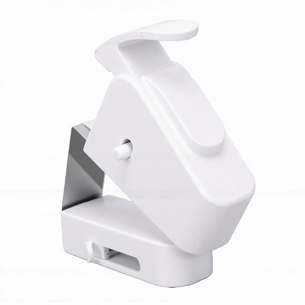 Childproof Door Lever Lock Sturdy ABS One Hand Operation Baby Safety Door Handle Lock for Toddlers