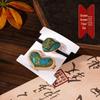 Chinese Song Brocade Hair Clip and Tie Set - Intangible Cultural Heritage Gift for Mother's Day or Salons