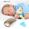 Universal Ultra-thin Rechargeable Mute Wireless Mouse for Notebook Computer PC