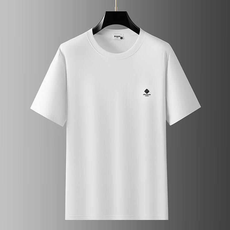 

DIBINZE Plus Size Combed Cotton Short Sleeve T-Shirt L