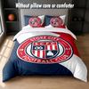 Stoke City Football Design Bed Bedding Set 1 Duvet Cover + 2 Pillowcases Soft Breathable Household Bed Linens