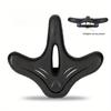 Adjustable Wide Bike Seat Comfortable Memory Foam Bicycle Saddle Shock Absorbing For Mountain Road City Stationary Exercise Bike