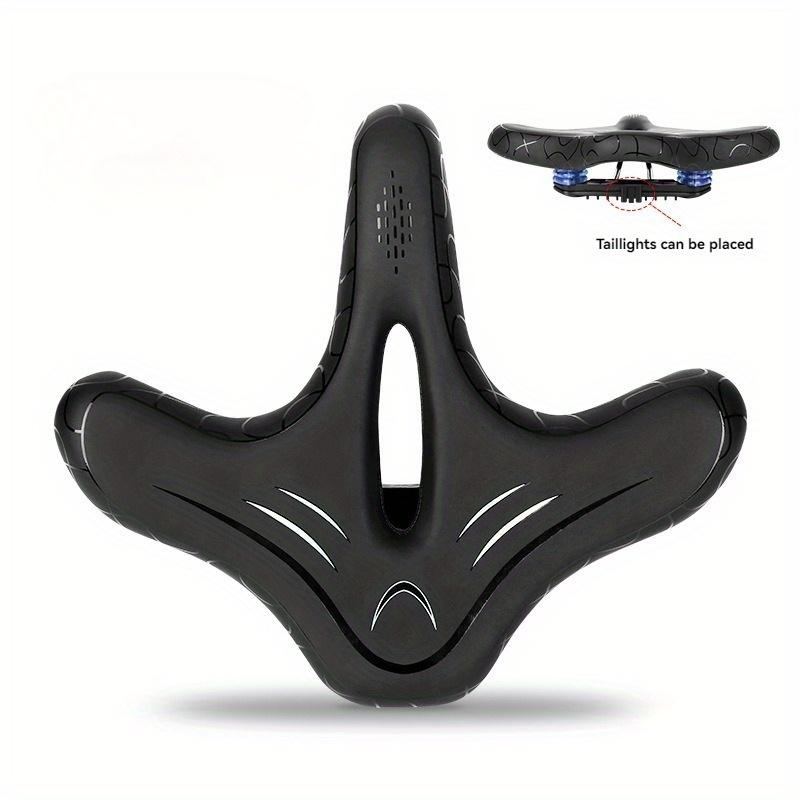 Широкое Регулируемое Велосипедное Седло Удобное Седло для Велосипеда из Пеноматериала с Эффектом Памяти Амортизирующее Для Горного Дорожного Городского Стационарного Велотренажера
