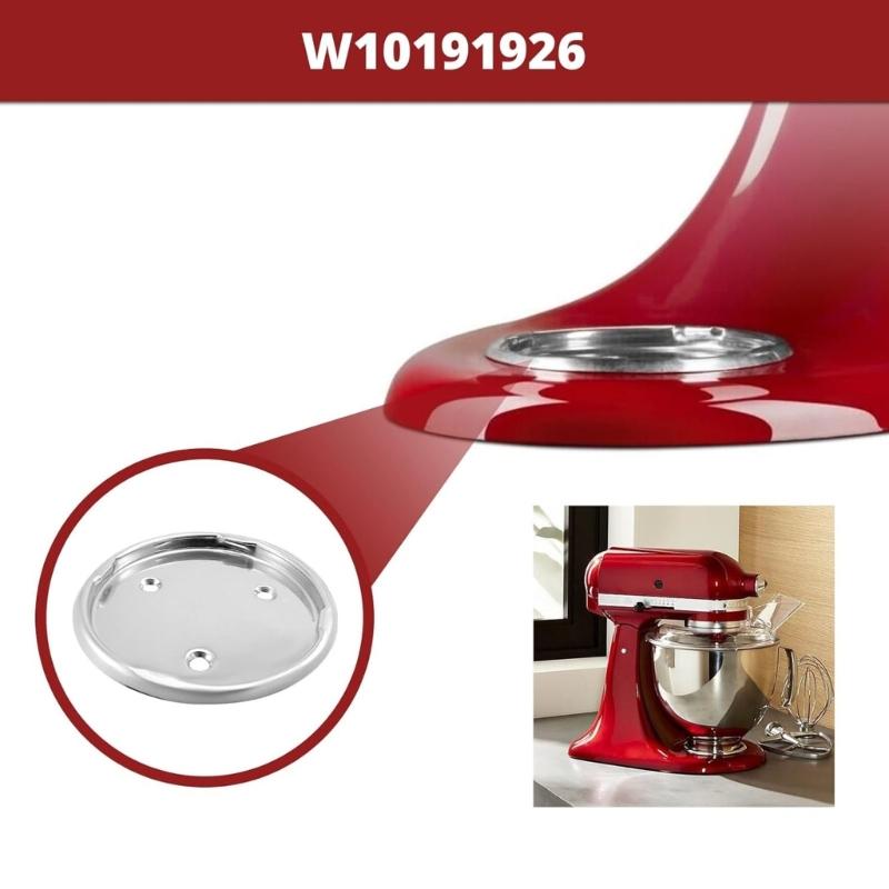 1/2 Pezzi Tappo a Vite di Ricambio Piastra Base W10191926 Piastra di Bloccaggio per Ciotole Mixer Accessori Facile da Installare