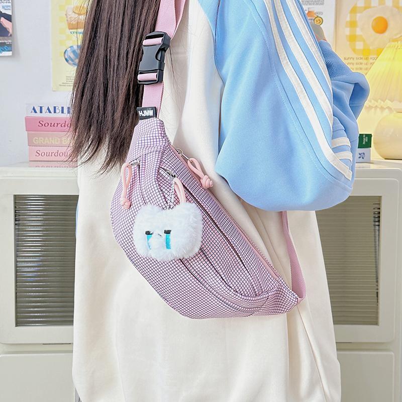 Women's Mobile Phone Bag Student Shoulder Crossbody Bag Sports Chest Bag