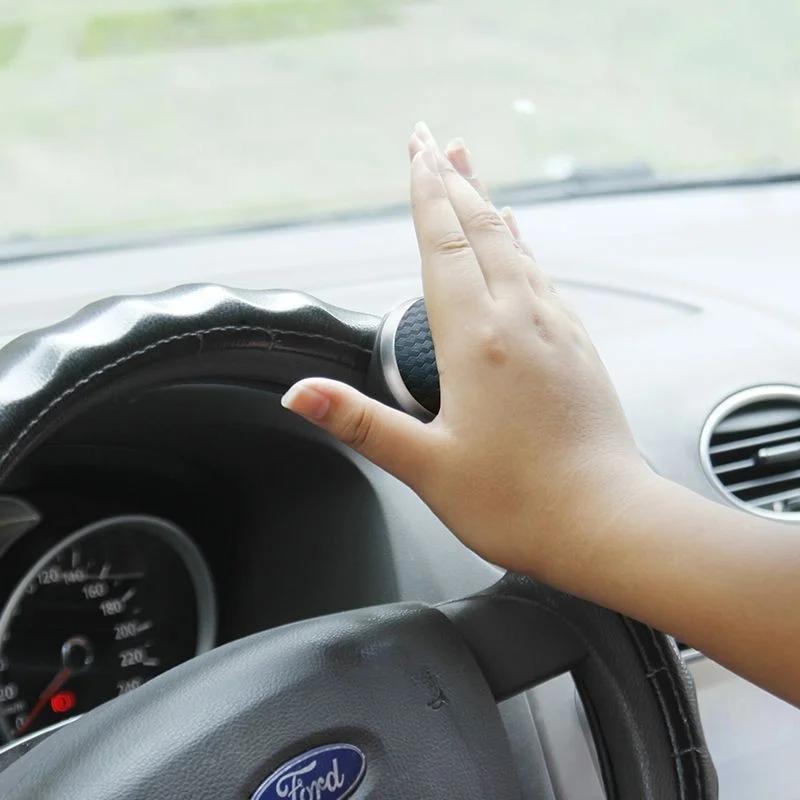 Car Steering Wheel Booster Rotation Knob 360 Degree Rotation Bearing Power Handle Spherical Auxiliary Hand Control Steering Whee