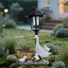 Solar Duck Night Light Outdoor Garden Decor Waterproof Cute Animal Figure for Yard Patio Pathway Lawn Party Favor Wedding Gift