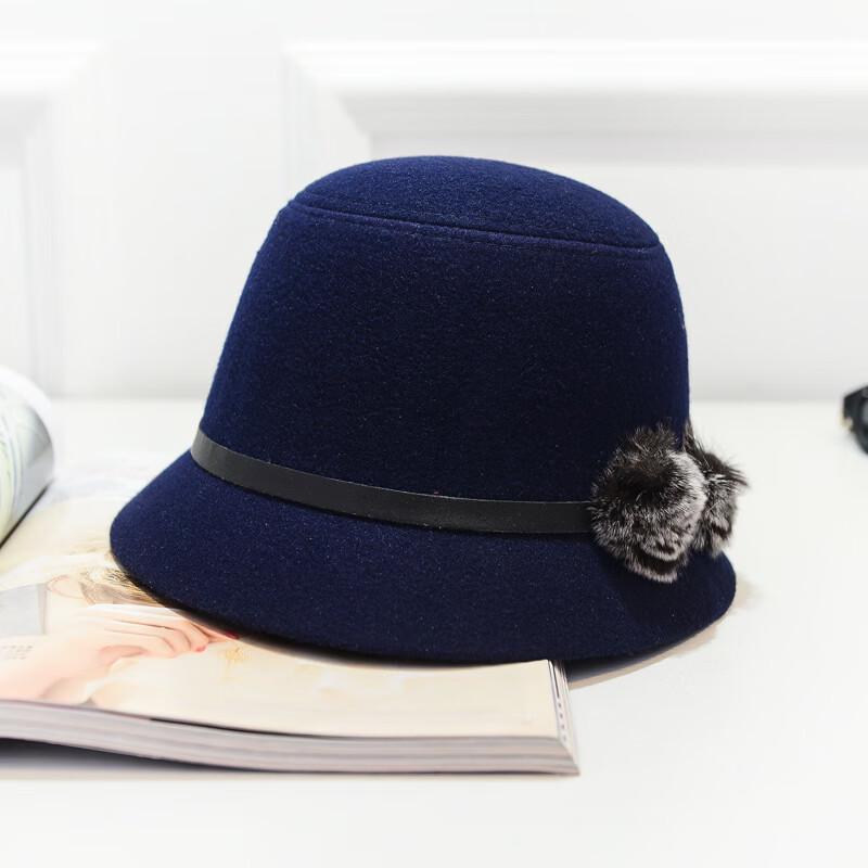 ZHENYUEQI Women's Autumn/Winter Wool Felt Wide Brim Hat
