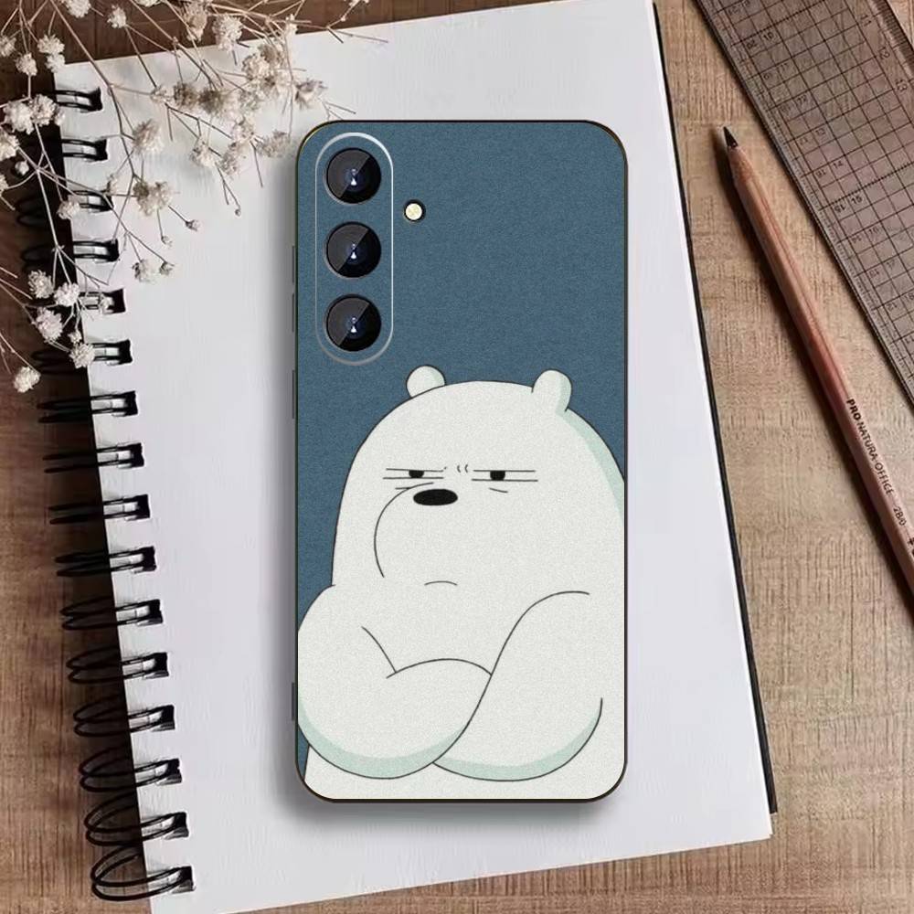 

We S-Bare B-Bears Phone Case For Samsung Galaxy A73,A21s,A22,A31,A52,A53,A71,A41Soft Black Shell Samsung a11