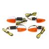 4 Pcs Universal Motorcycle Turn Signals Light Taillight Flexible 12LED Indicators Blinkers Flashers for Honda GROM MSX125 MT-09