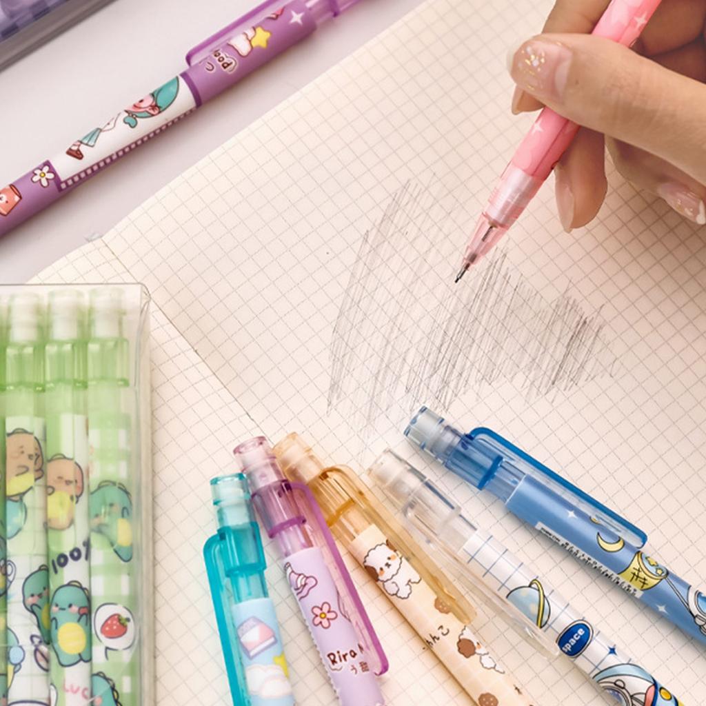 Kreativer radierbarer automatischer Bleistift, 6 Stück/Box