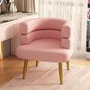 Nu Style Nordic Minimalist Sherpa Fleece Accent Chair