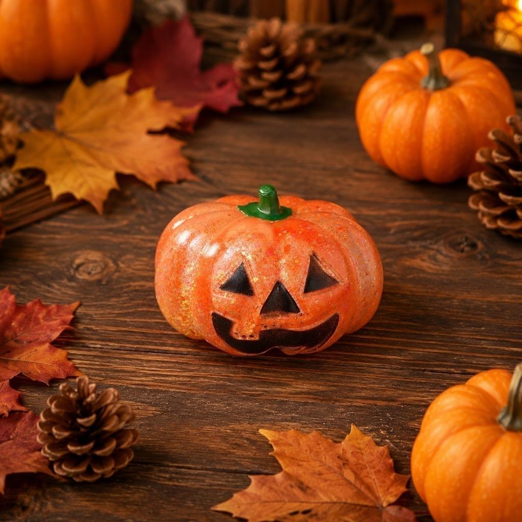 Pumpkin Shaped Slow Rising Squishy Toy Stress Relief Sensory Fidget Toy Soft Squeeze Toy for Anxiety and Focus Relief