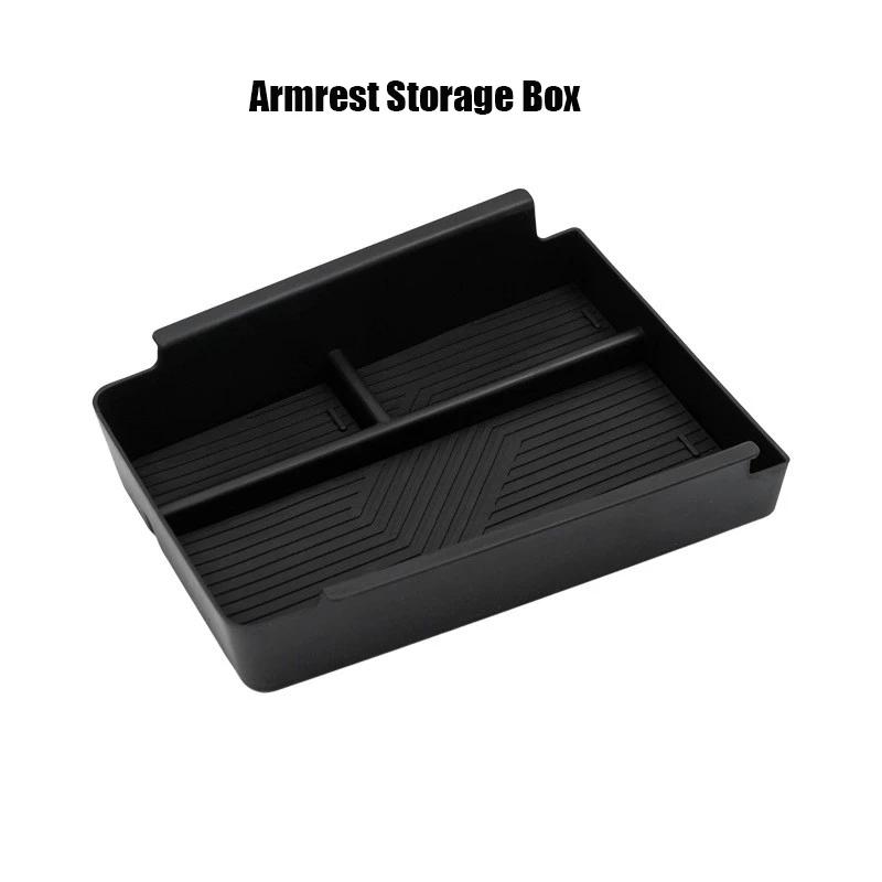 

Car Storage Box For Mazda 6e EZ-6 J90A 2024~2027 Armrest Storage Box Center Console Lower Tray Stowing Tidying Accessories Armrest Box