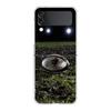 Phone Case For Samsung Galaxy Z Flip 3 4 5 Hard Folding Clear PC Bumper Rugby Ball For Samsung Z Flip 6 Cover