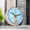 Mini Anti-Fog Suction Cup Wall Clock - Waterproof Quartz Clock for Bathroom and Kitchen, 7cm