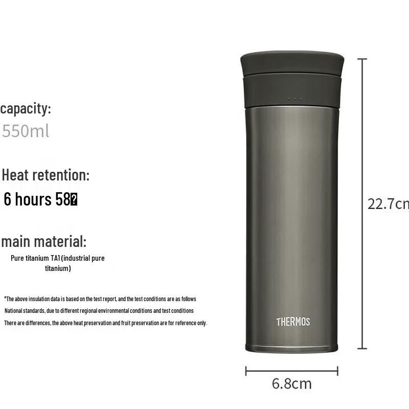 Thermos TCTC-550ML Pure Titanium Insulated Mug