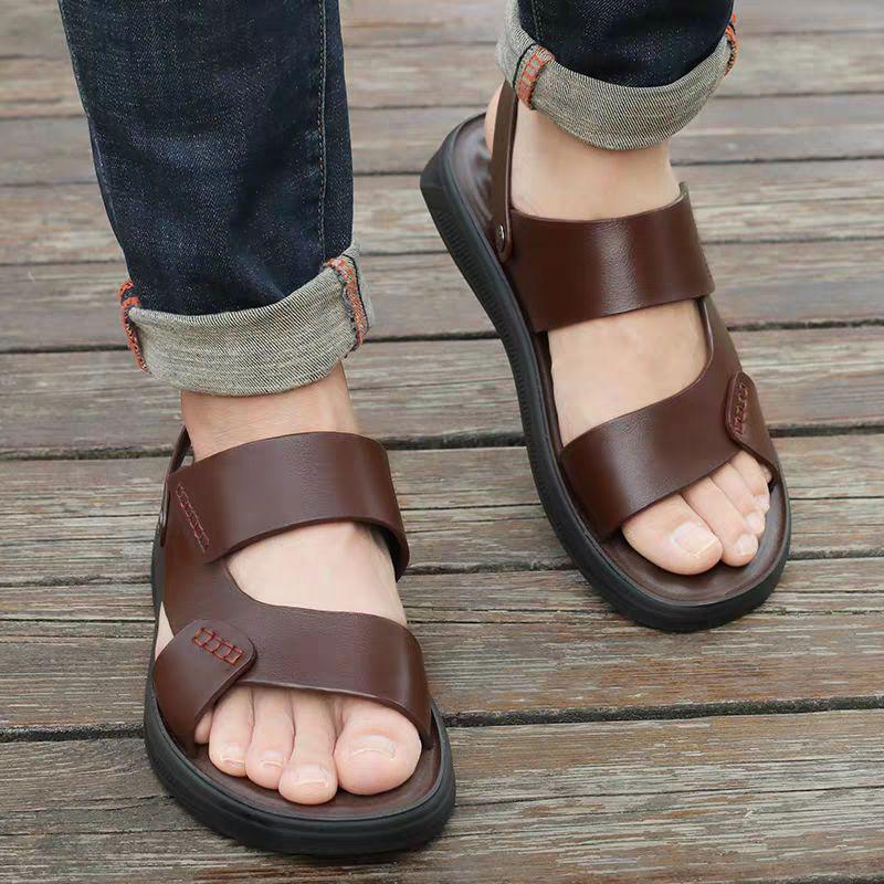 Men's Dual-Use Anti-Slip Outdoor Beach Sandals & Slippers
