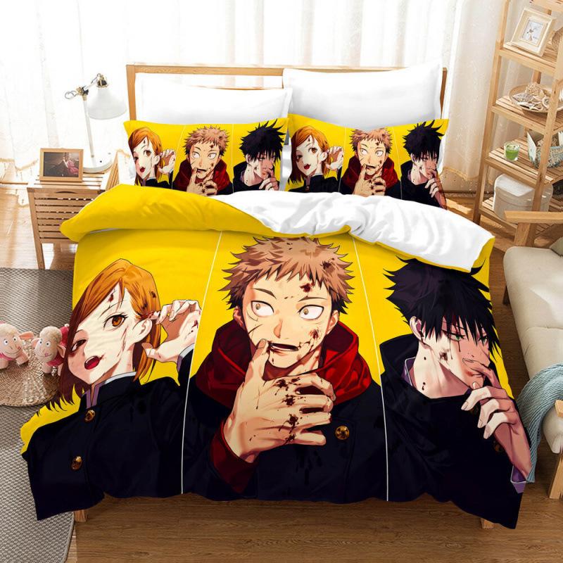 Movie Game Three-Piece Yama, Thickened Quilt Cover Printing 3D Digital