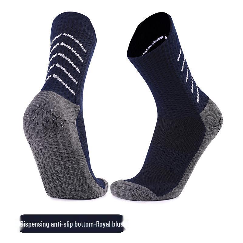 

Мужские спортивные носки до середины икры - Толстые, влагоотводящие, дышащие, нескользящие, износостойкие для тренировок и футбола. Adult One Size (39-45)