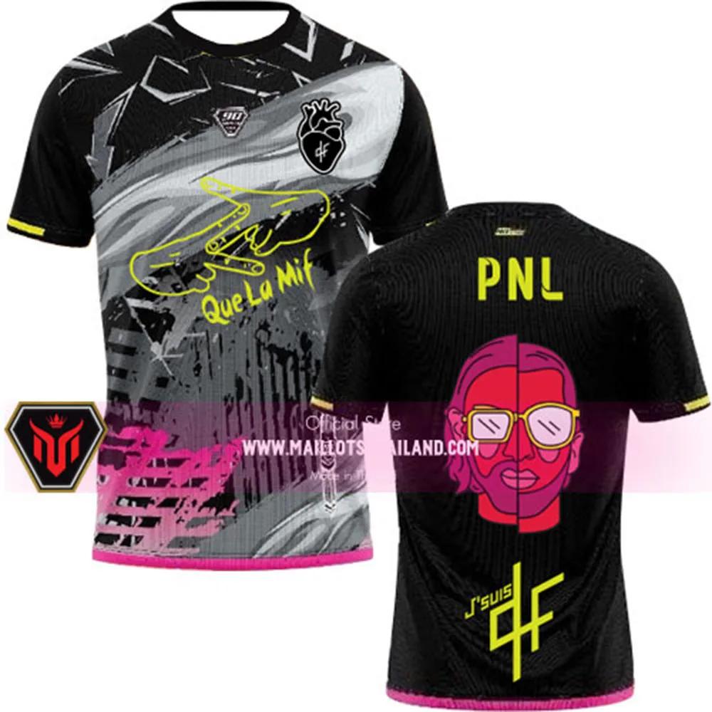 Summer Thai 90Minute MM9 PNL Top Breathable Men Sport T-Shirt Quick Dry Football Jersey Race Team Short Sleeve Outdoor Clothing