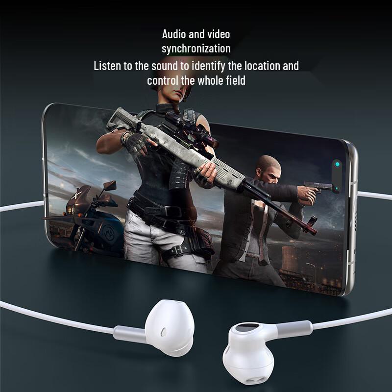 Deyu Wired Type-C Earphones with ANC for Samsung Galaxy