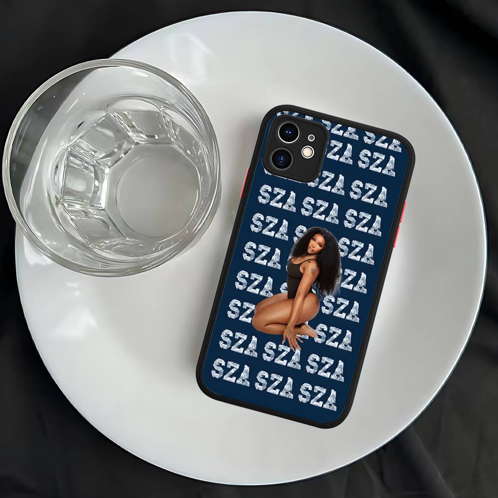 Singer SZA SOS Phone Case For IPhone 16 15 14 11 12 13 Pro Max X Plus XS MAX Translucent Matte Cover