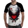 Trendy Letters Graphic T Shirts For Men Summer Fashion Hip Hop 3D Printed Crew Neck Tshirts Casual Streetwear Oversized Tees