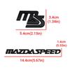 For Mazda MS 3 RX8 RX7 MX3 Atenza MX5 CX9 CX5 CX7 626 Car Rear Whole Body Side Badge Sticker Emblem Decal Exterior Accessories D9