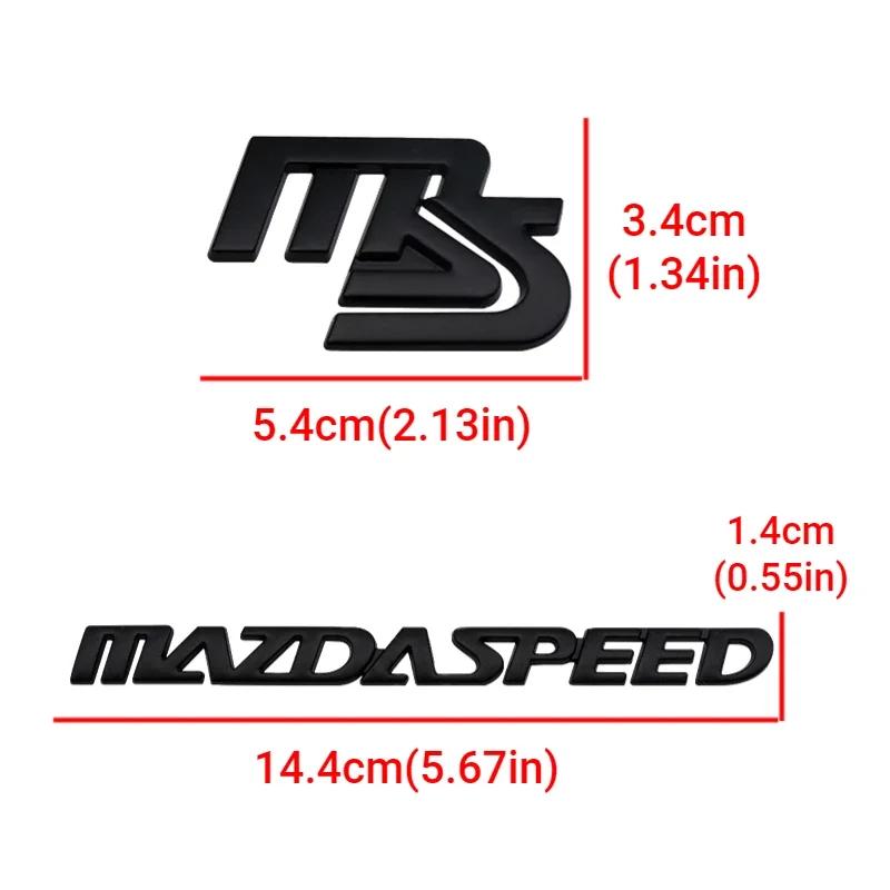 For Mazda MS 3 RX8 RX7 MX3 Atenza MX5 CX9 CX5 CX7 626 Car Rear Whole Body Side Badge Sticker Emblem Decal Exterior Accessories D9