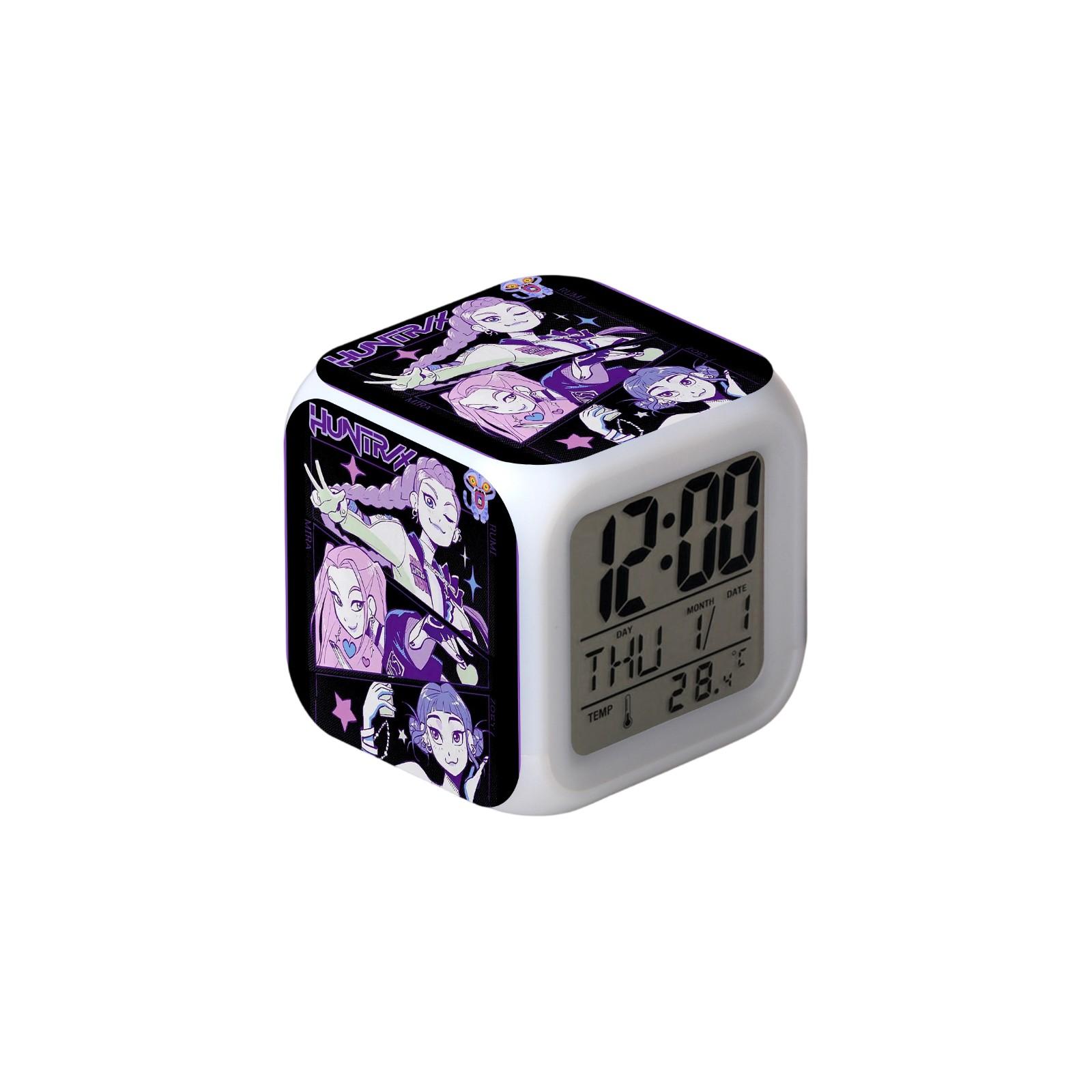 

Красочный светодиодный ночник-будильник, креативный праздничный подарок для кино и ТВ One Size