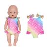 2026 New Summer Bikini Doll Clothes For 43cm Baby Doll 17 Inch Reborn Baby Doll Clothes