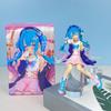 The Hatsune Miku Action Figure Anime Figure Pink Sakura Sitting Position PVC  Model Toy Decoration Collect Gifts