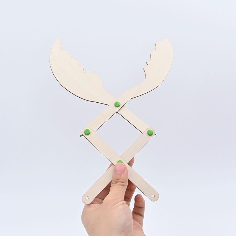 DIY Handcrafted Hydraulic Pliers Mechanical Model Kit for Kids - Creative Educational Tool
