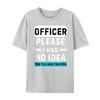 Officer Please I Had No The Tea Was Twisted Designer Clothes Men Autumn TShirts Graphic