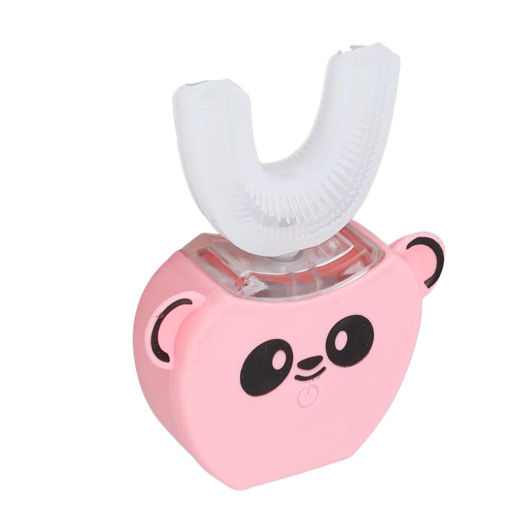 Kinder Automatische Elektrische Zahnbürste Silikon Smart Wiederaufladbare U Typ Mund Reiniger für 360