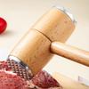 1pc Beech Wood Meat Tenderizer Hammer, Kitchen Household Solid Wood Steak Mallet, Meat Tenderizing and Tendon Breaking Tool, Meat Pounding Hammer