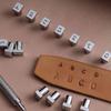 Vegetable Tanned Leather Craft Tools 36Pcs Leather Alphabet Stamp Punch Set For Daily Leatherworking And Handmade DIY Creation