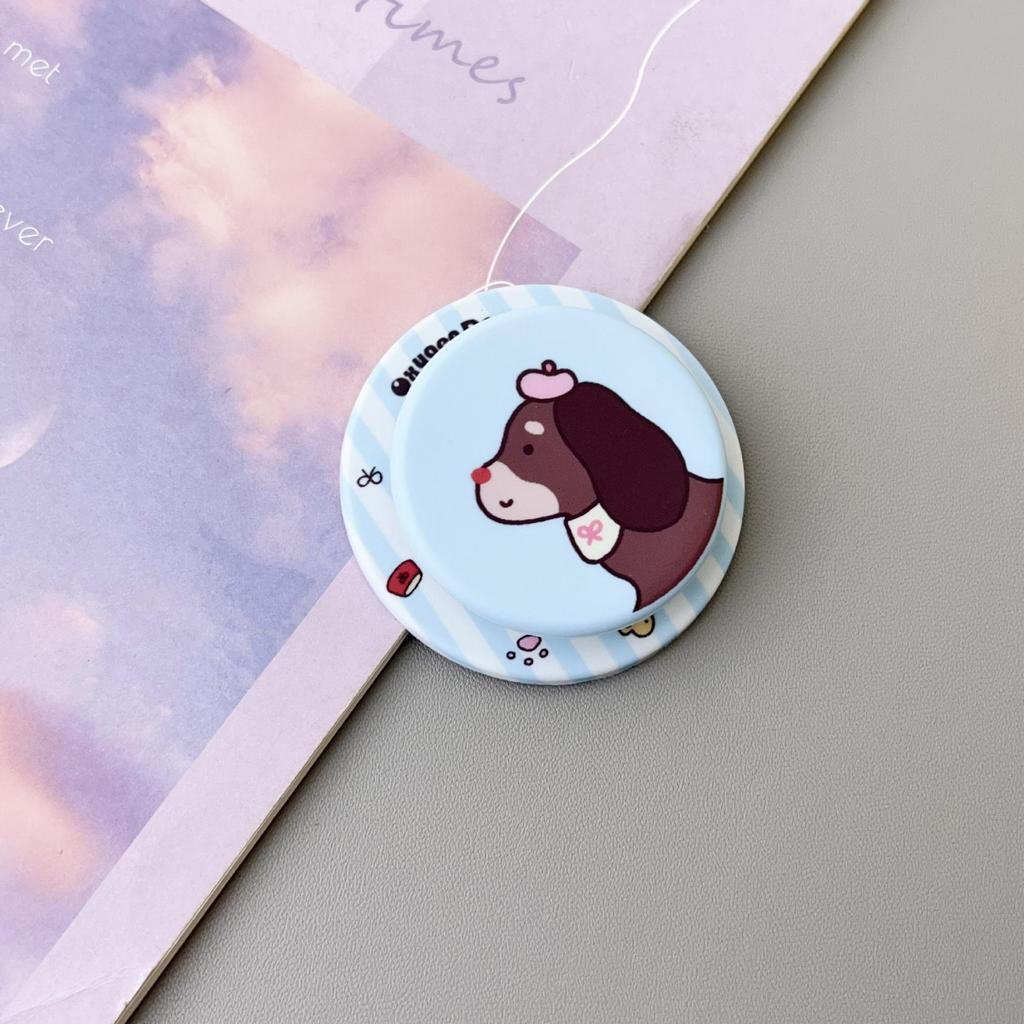 Frosted Cartoon MagSafe Magnetic Phone Stand with Telescopic Airbag Design