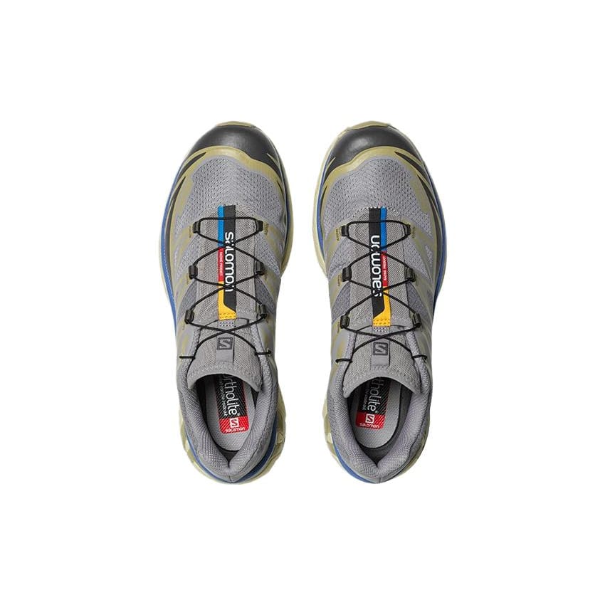 SALOMON XT 6 Cushioning Abrasion Resistant Low Top Casual Shoes Unisex Gull Gray Color L47147900